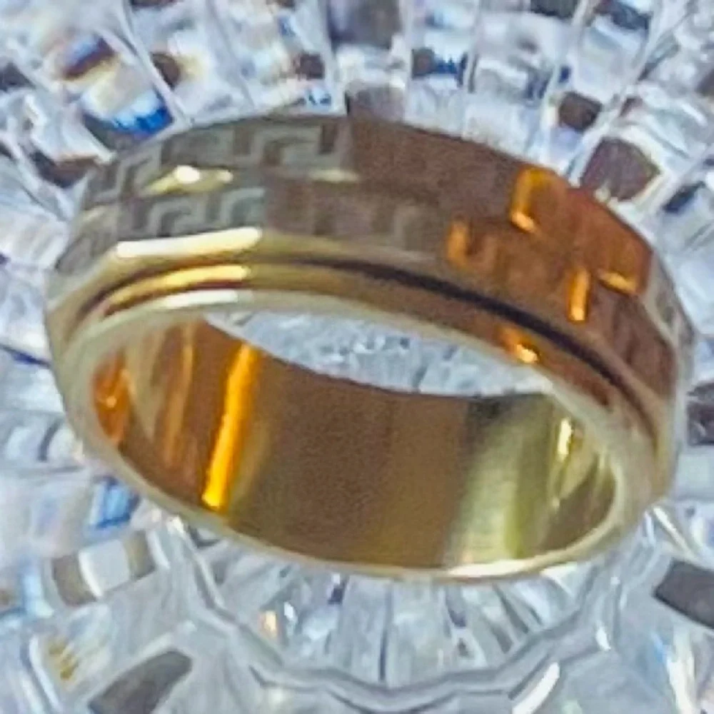UNISEX SPINNER RING with GREEK KEY DESIGN ☀️Final